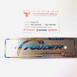 Full bộ Pát Biển số trước Raider