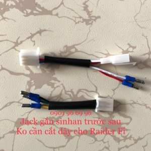Jack socket nối dây điện choá đèn lái Suzuki Satria Fi, Raider Fi Việt Nam
