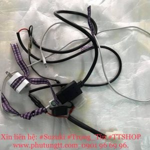 Bộ sạc điện thoại di động chính hãng Suzuki Satria Fi Indonesia gắn cho Raider Fi Việt Nam