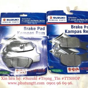 Bố thắng trước sau hàng chính hãng Indonesia cho Suzuki Satria Fu - Satria Fi - Raider fu và Fi Việt Nam