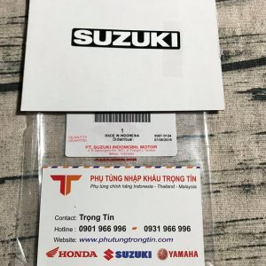 Tem logo Suzuki dán dè sau cho Raider - Satria fi-Fu