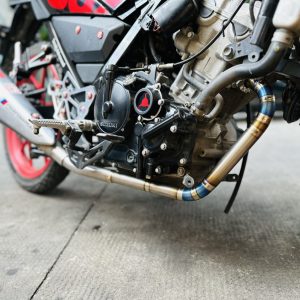 Cổ pô titan chuẩn cho dòng xe Satria Fi, Raider Fi